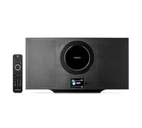 MEDION P66348 Chaîne Hi-FI avec Lecteur CD (Radio Internet, Dab+, Spotify Connect, Mini chaîne compacte Verticale, Radio FM PLL, MP3, USB, Bluetooth, WLAN)