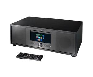 MEDION P66400 - Système audio tout-en-un - écran LCD 7,1 (2,8'') - Internet/DAB+/PLL-FM - CD/MP3 - Bluetooth - Noir