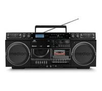 MEDION P66538 Enregistreur à cassettes (Ghettoblaster rétro avec lecteur CD, années 80, grand, … G