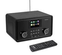 MEDION Radio Internet P85027 (Dab Plus, Radio FM, Spotify Connect, WLAN, Bluetooth, Streaming, égaliseur, écran Couleur, USB, AUX, réveil, Fonction Snooze, minuterie d'arrêt) Noir