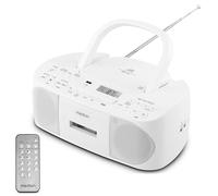 MEDION E65010 - Radio - Lecteur CD - MP3 - Cassette - FM - USB - Aux - 2 x 30 Watt - Blanc Blanc G