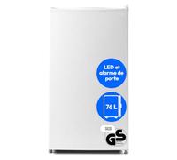 MEDION Réfrigérateur 76 L, pose libre - MD370009 - Blanc | 3 étagères, 84,5 cm de hauteur, charnière de porte interchangeable, 2 compartiments de porte, pieds réglables en hauteur