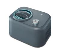 MEDION Sorbetière avec compresseur (Machine à glace auto-refroidissante, pour crème glacée, yaourt glacé & sorbet, 1 L, 100 W, récipient en aluminium, MD10169)