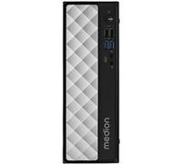 Medion T80 - Mini PC Core i5 12450H / jusqu'à 4.4 GHz - RAM 8 Go - SSD 512 Go - NVMe - UHD Graphics - IEEE 802.11ax (Wi-Fi 6), Bluetooth 5.3, Gigabit Ethernet - Win 11 Home - moniteur : aucun - noir N