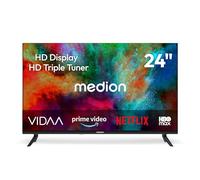 MEDION Téléviseur HD 59,8 cm (24 Pouces) (VIDAA, Smart TV, Prime Video, PVR, Triple Tuner HD, MD 824102)