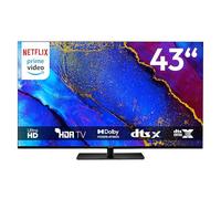 MEDION TV 43 Pouces (108 cm) Television (Smart TV, 4K, Dolby Vision HDR, Prime Video, Disney+, Dolby Atmos, DTS X, Compatible avec Google TV, PVR, Bluetooth, MD 843400)