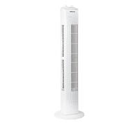 MEDION Ventilateur de Tour, 3 Vitesses silencieuses, Puissance 45 Watts, Fonction d'orientation activable - Oscillation, MD18164, Blanc