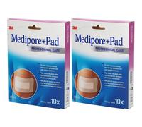 Medipore + Pad Pansement(S) 2x10 pc(s)