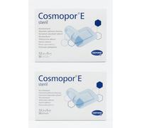 MediSale Cosmopor-E Lot de 2 pansements adhésifs stériles absorbants 7,2 cm x 5 cm