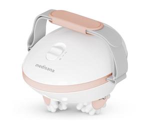 medisana AC 860 Cellulite Masseur de peau raffermie Auto-massage avec 6 rouleaux de massage rotatifs et 2 intensités Rouleau de massage pour le ventre, les jambes et les fesses Drainage lymphatique