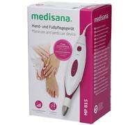 medisana MP 815 set électrique de manucure et de pédicure avec 7 embouts pour les soins des ongles, 2 réglages de vitesse pour les ongles, les cuticules et les callosités