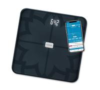 medisana BS 450 connect Balance numérique pour le corps, Balance personnelle, Balance de graisse corporelle avec application, Mesure de la graisse corporelle, De l'eau corporelle, Noir
