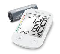 medisana BU 535 Voice Tensiomètre à bras, mesure de tension artérielle et du pouls avec mémoire et sortie vocale, échelle de feux de signalisation, indication de battements de cœur irréguliers
