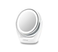 Medisana Miroir cosmétique CM 835 – 2-en-1, éclairage LED, grossissement 5x, blanc