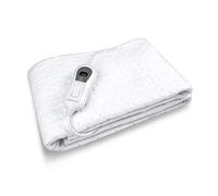 Medisana HU 665 Sous-couverture électrique, 150 x 80 cm, arrêt automatique, protection contre la surchauffe, 3 réglages de température, lavable, chauffe-matelas adapté à tous les matelas standard