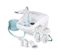 Medisana IN 500 inhalateur, nébuliseur à compresseur avec embout buccal et masque pour adultes et enfants, pour le rhume ou l'asthme avec accessoires supplémentaires et tube long