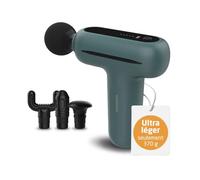 Medisana Pistolet de massage MG 200 – 4 embouts, mode Smart, 5 niveaux, batterie longue, gris-vert