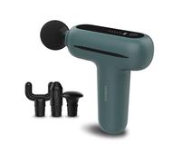 medisana MG 200 Mini Massage Gun, pistolet de massage avec 4 embouts, appareil de massage avec mode Smart et 5 niveaux d'intensité pour détente, longue durée de batterie, avec boîte de rangement