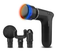 Medisana Pistolet de massage MG 560 – Chaud & froid, 10 intensités, 3 niveaux, 4 accessoires – Noir