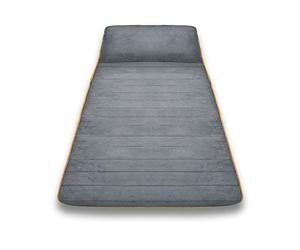 medisana MM 825 tapis de massage électrique pour tout le corps | appareil de massage avec 5 programmes, 4 zones de massage, fonction de chaleur, coussin de massage avec housse en polaire