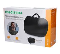 Medisana MC 850 Coussin de massage Shiatsu, avec fonction chaleur, 4 têtes de massage rotatives, fonction lumière rouge, sans télécommande, pour la nuque, les épaules, le dos et les jambes