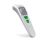 medisana TM 762 thermomètre frontal numérique thermomètre clinique pour bébés, enfants et adultes avec alarme visuelle de fièvre, fonction mémoire et mesure des liquides