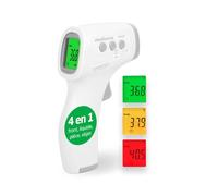 medisana TM A79 thermomètre infrarouge sans contact, thermometre clinique | thermomètre frontal sans contact pour adultes, enfants et bébés, avec alarme sonore et visuelle en cas de fièvre