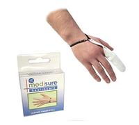 Medisure The First Staid Support médical réglable et réutilisable en cuir Blanc Taille S