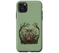 Méditant Squelette Fée Champignon Zen Yoga Dark Cottagecore Coque pour iPhone 11 Pro Max