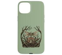 Méditant Squelette Fée Champignon Zen Yoga Dark Cottagecore Coque pour iPhone 15 Plus