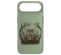 Méditant Squelette Fée Champignon Zen Yoga Dark Cottagecore Coque pour iPhone Air