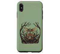 Méditant Squelette Fée Champignon Zen Yoga Dark Cottagecore Coque pour iPhone XS Max