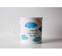 Meditathe Polo Sud Meditathe Tasse lettre Mugs Madame de Staël dans la vie Non Ce Sono Che Dire, Porcelaine