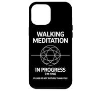 Méditation À Pied en Cours Concentration Consciente Et Coque pour iPhone 12 Pro Max