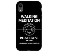 Méditation À Pied en Cours Concentration Consciente Et Coque pour iPhone XR