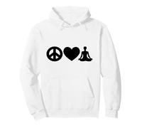 Méditation Amour Paix Yoga Namaste Om Sweat à Capuche