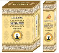 méditation ayurvédique Masala Bâtons d'encens Parfum Aroma Agarbatti - Boîte de 12 boîtes (15 bâtons dans Chaque Boîte)