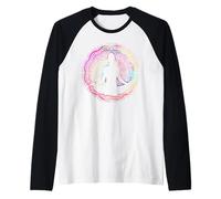 Méditation Boho Yoga Art Géométrie Fractale Mandala Manche Raglan