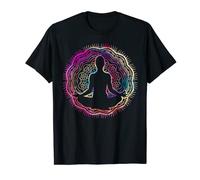 Méditation Boho Yoga Art Géométrie Fractale Mandala T-Shirt