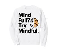 Méditation consciente Conception du Cerveau Yoga Yogi Pleine Conscience Sweatshirt