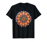 Méditation de Fleurs Mandala vibrantes pour la Pleine Conscience T-Shirt