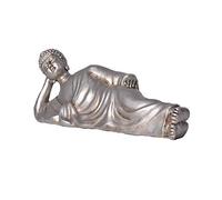 Méditation de la Statue de Bouddha Southeast Asian Sleeping Sleeping Bouddhiste Figurine Intérieur/Outdoor Bouddhisme Sculpture Zen Ornement Resin Show-Cith