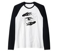 Méditation du troisième œil Chakra Spirituel Manche Raglan