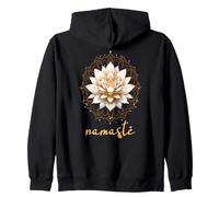 Méditation ésotérisme Lotus Namaste Yoga Sweat à Capuche