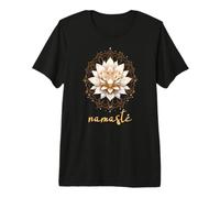 Méditation ésotérisme Lotus Namaste Yoga T-Shirt Haut de Gamme