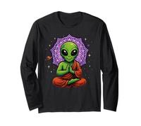 Méditation Extraterrestre Cosmique Vibes Yoga Manche Longue