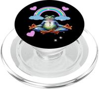 Méditation Grenouille Grenouille se détendre Om Crapaud PopSockets PopGrip pour MagSafe