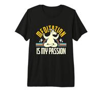 Meditation is My Passion Loves Yoga Lover Meditation Lover T-Shirt Haut de Gamme