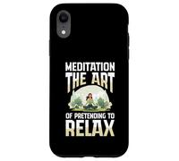 Méditation : l'art de Faire Semblant de détendre Le Yoga Coque pour iPhone XR