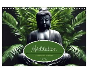 Méditation Le chemin vers la sérénité (Calendrier mural 2027 DIN A4 vertical), CALVENDO calendrier mensuel: Découvrez les bienfaits de la méditation : Trouvez la paix intérieure et l'équilibre